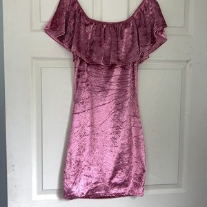 Velveteen Mini Dress
